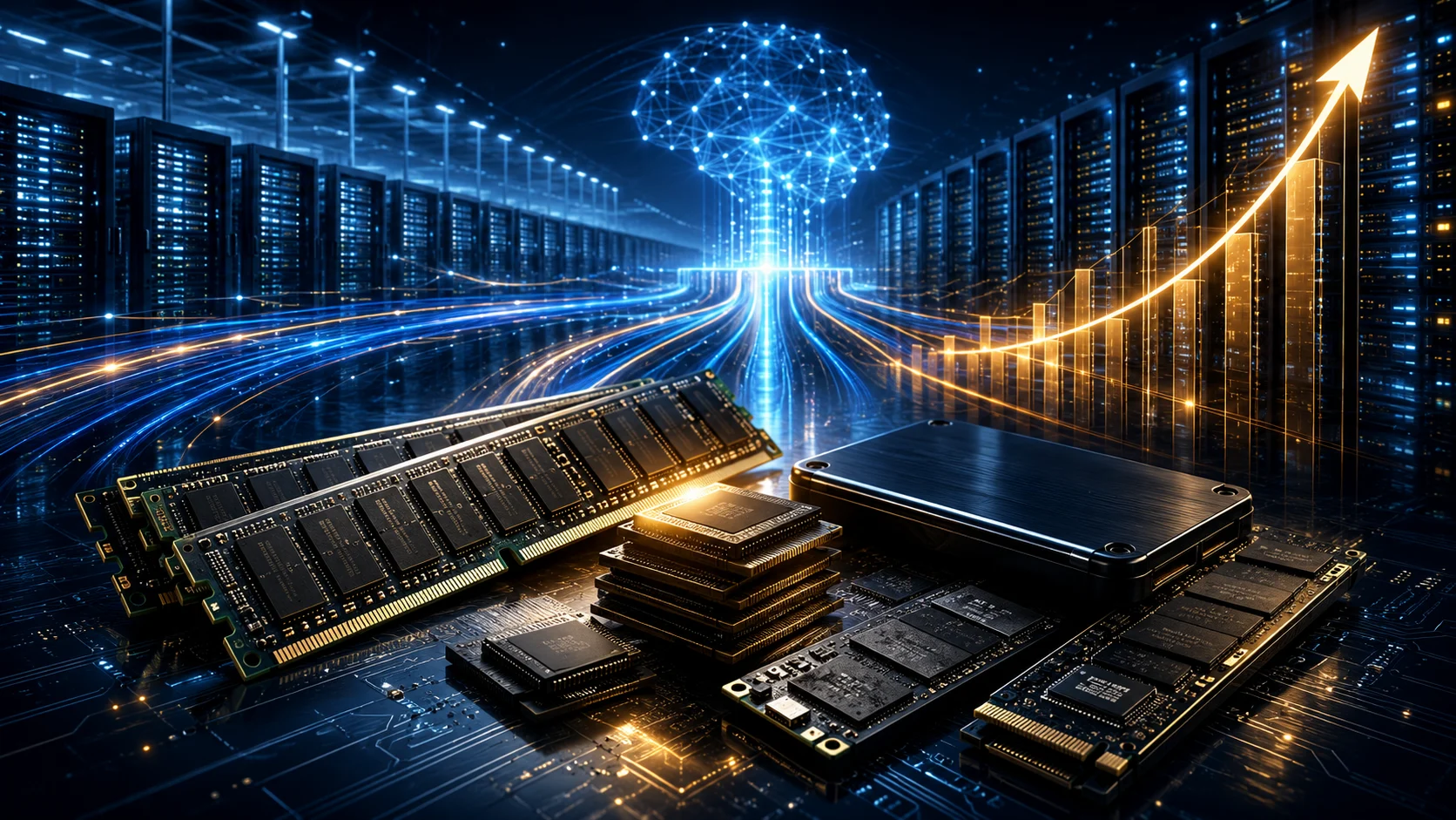 memory and storage SSD Dram mémoire et stockage