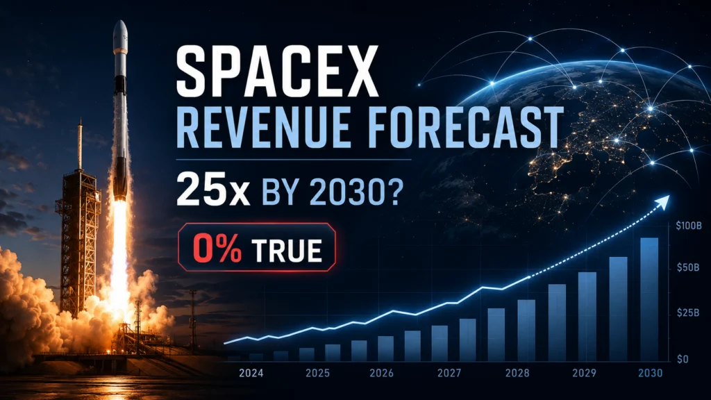 SpaceX revenue forecast revenus SpaceX