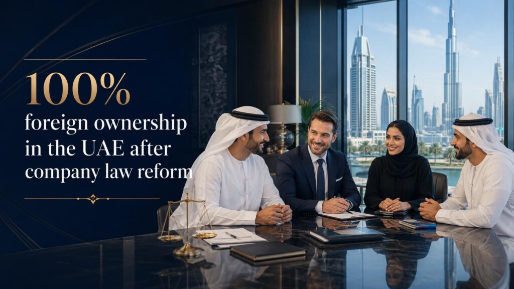 100% foreign ownership in the UAE émirats Arabes Unis