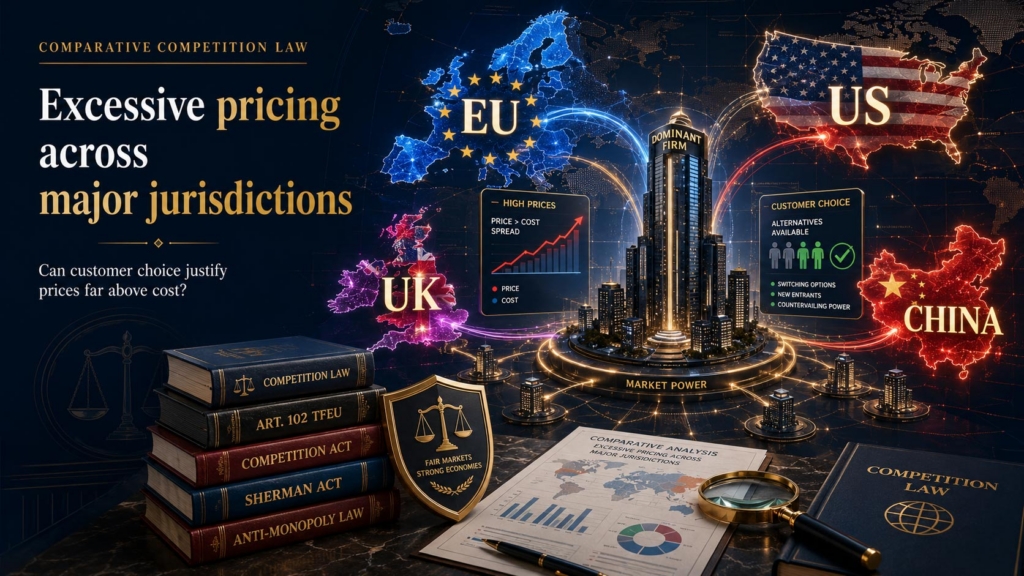 EU, US, UK and Chinese competition law