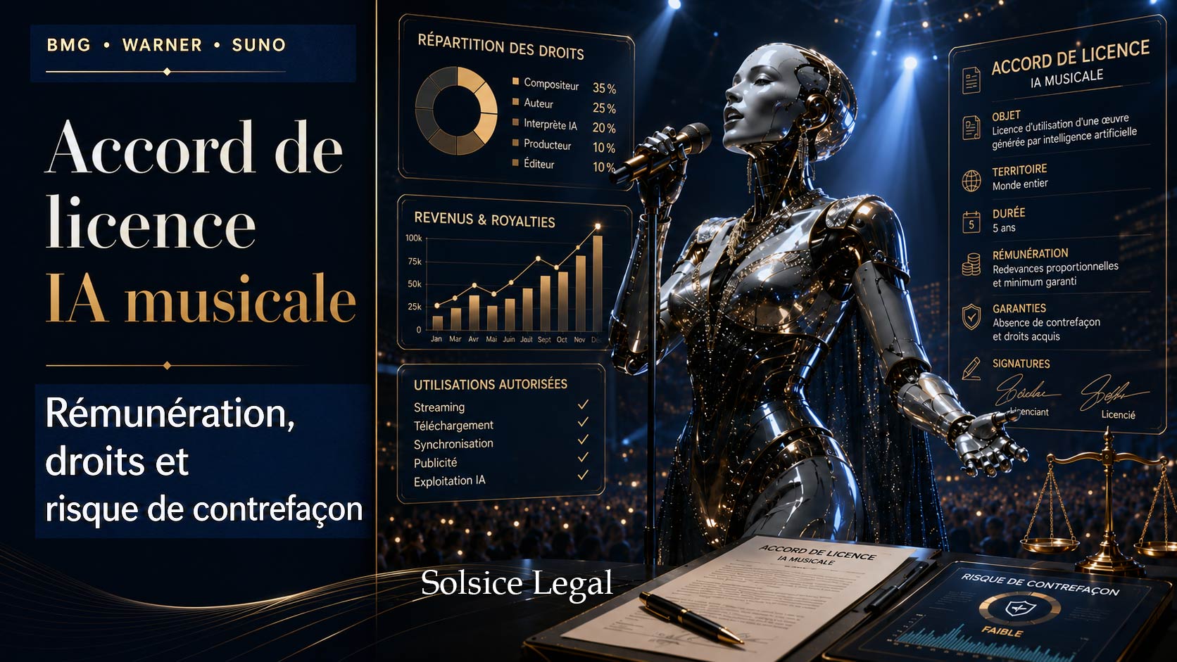 accord de licence IA musicale